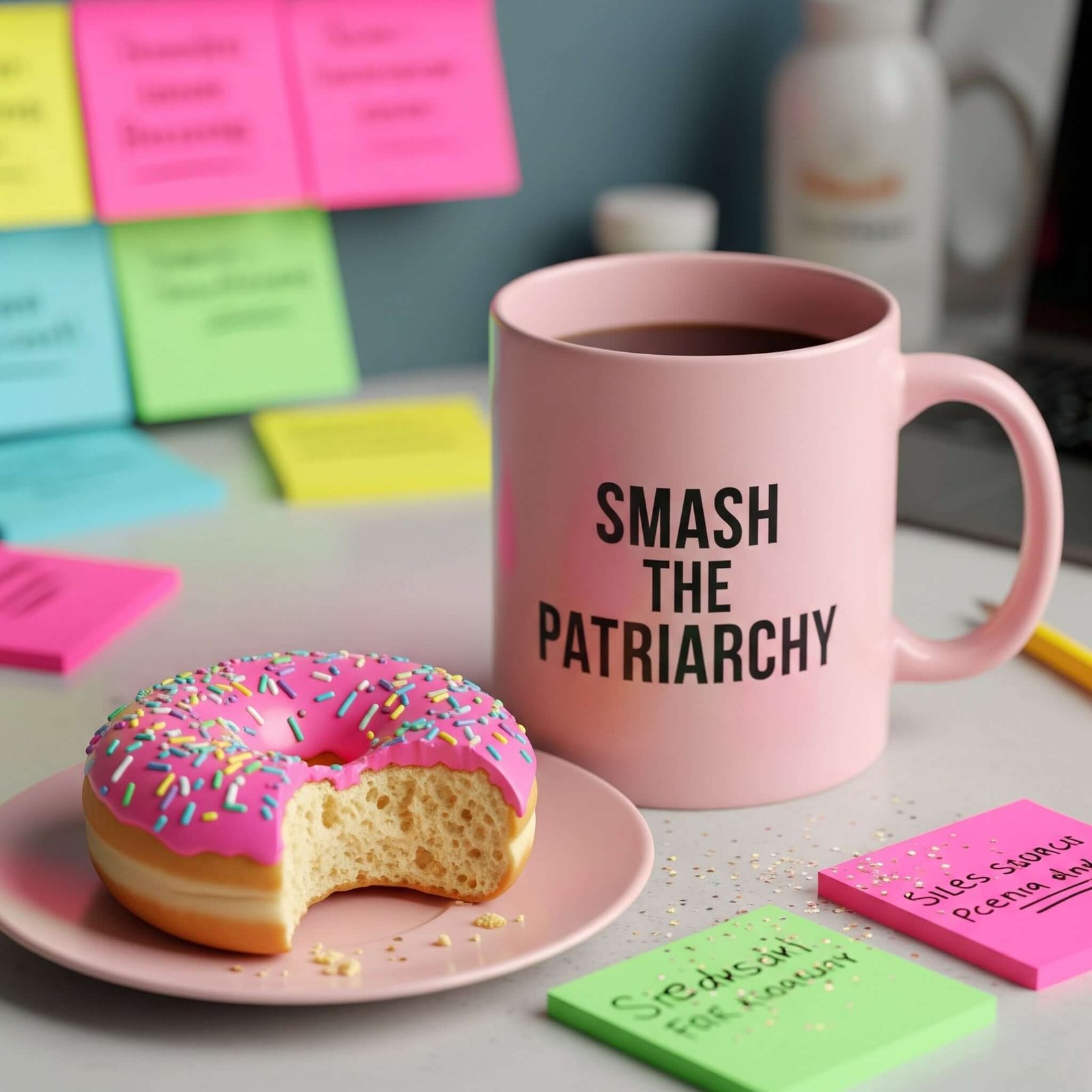 A cozy mug with 