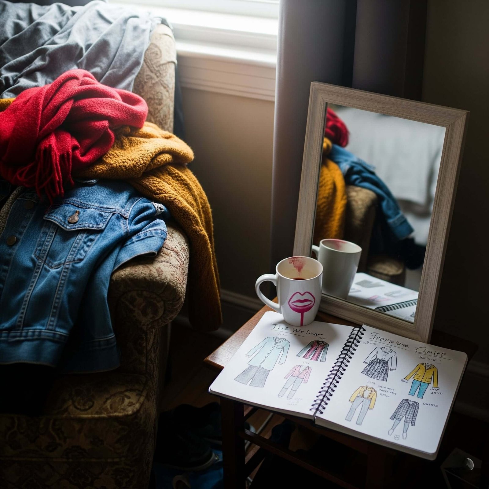 Chicago Apartment Corner: Thrifted Clothes & Coffee