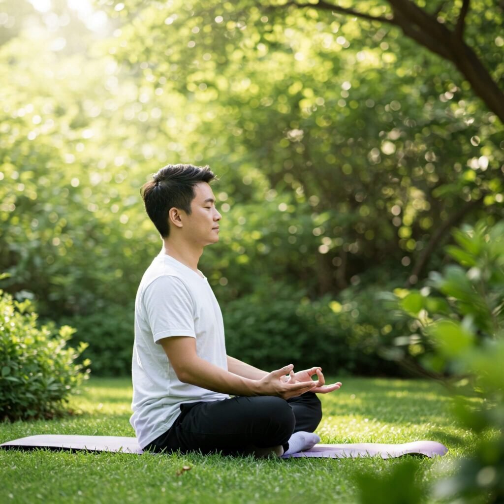 Mindful practice in the park