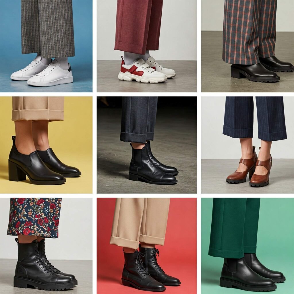 Footwear pairings grid