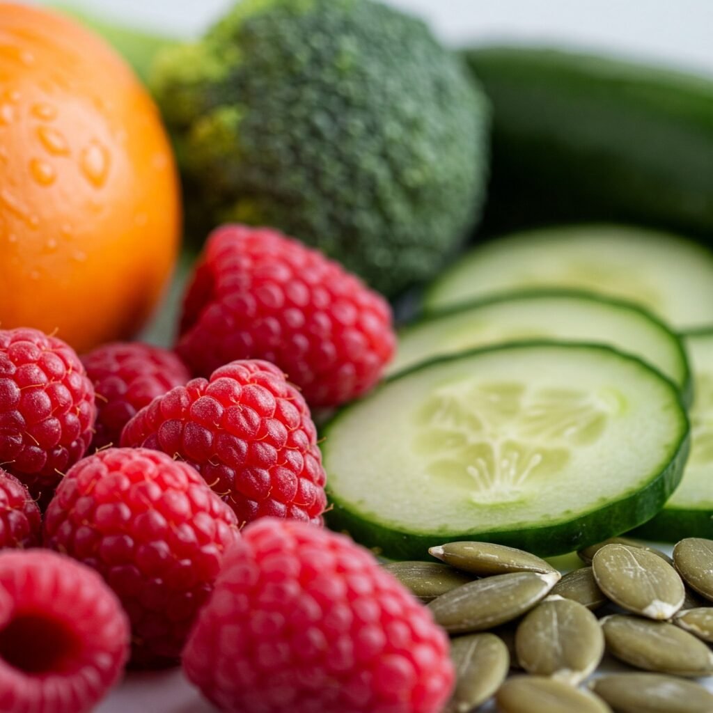 Colorful Fruits and Veggies