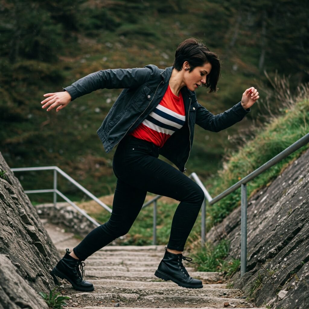 Energetic Woman Success