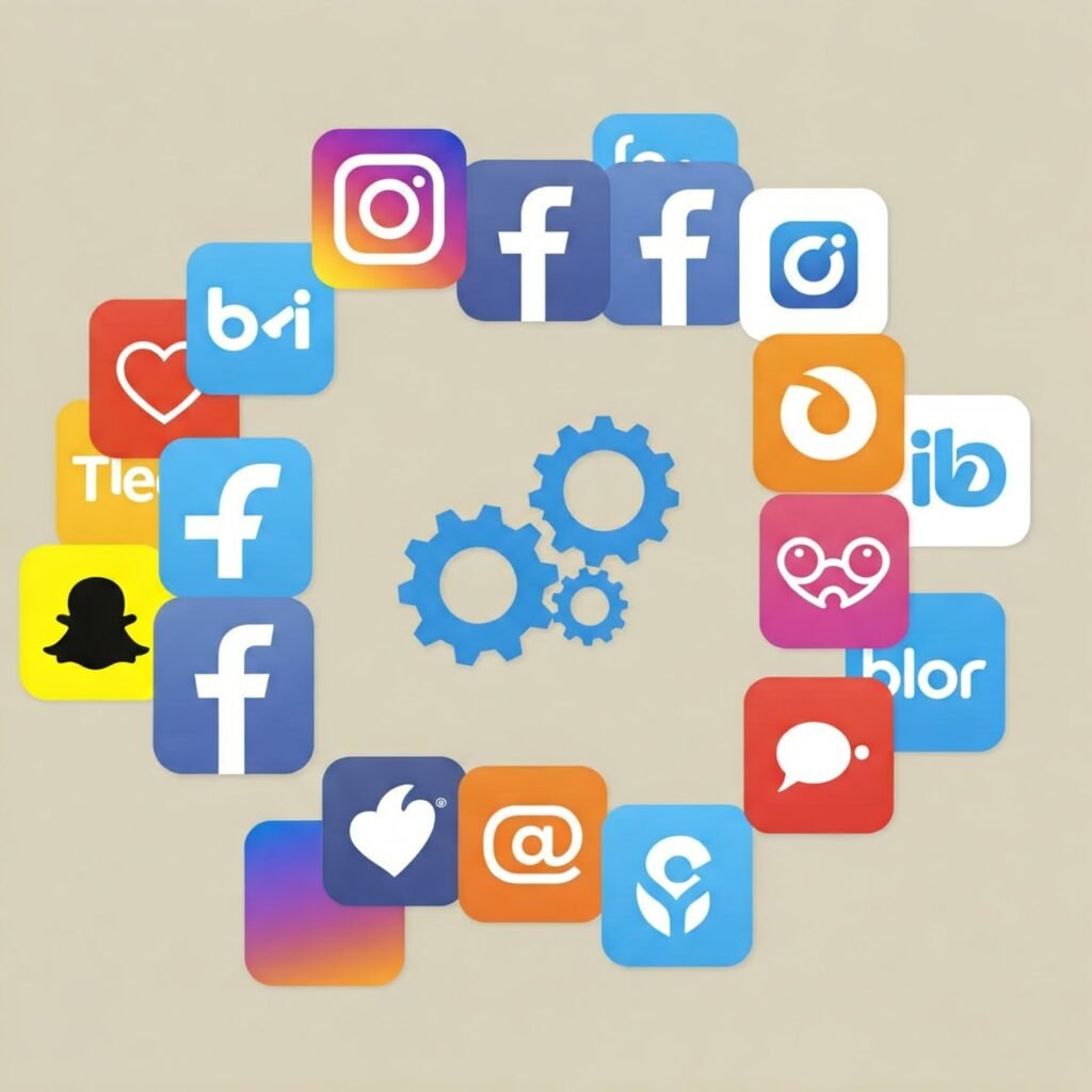 Social media apps, management tools