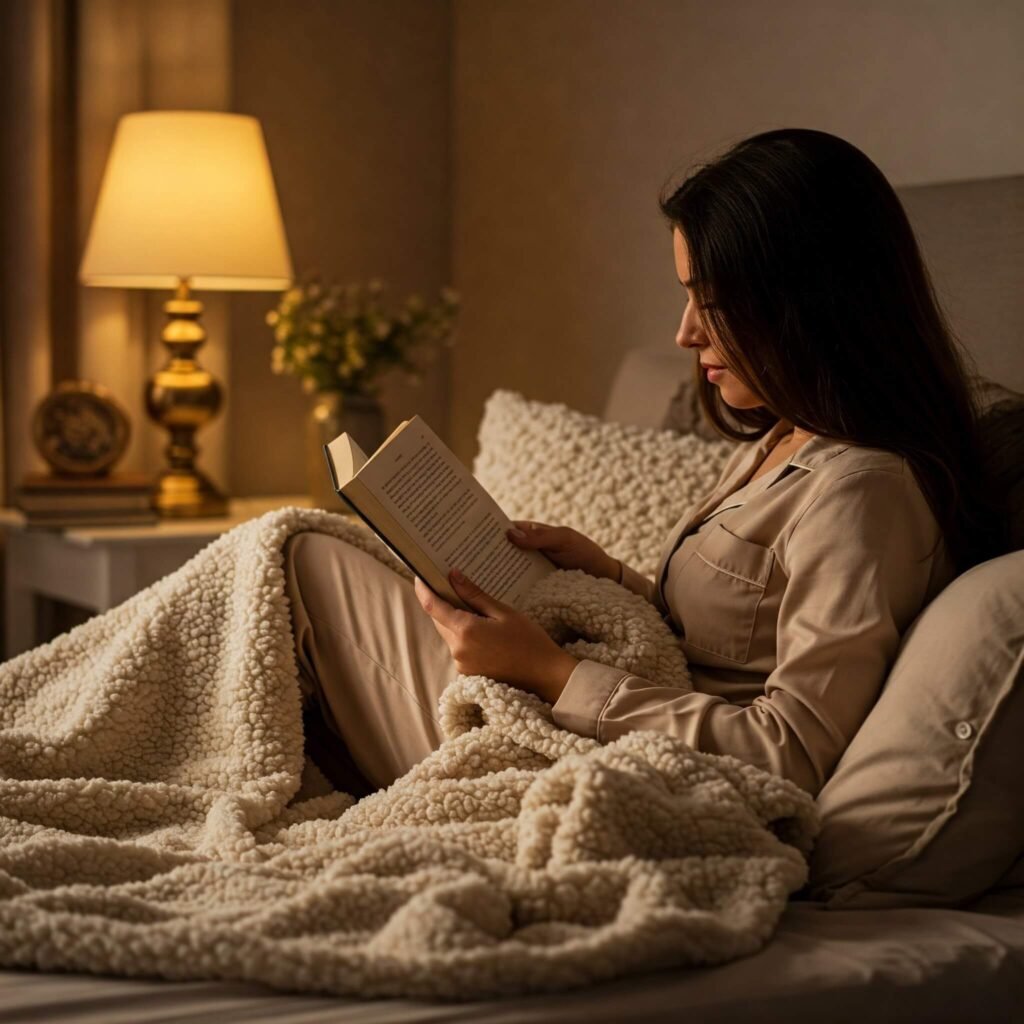 Cozy bedtime reading