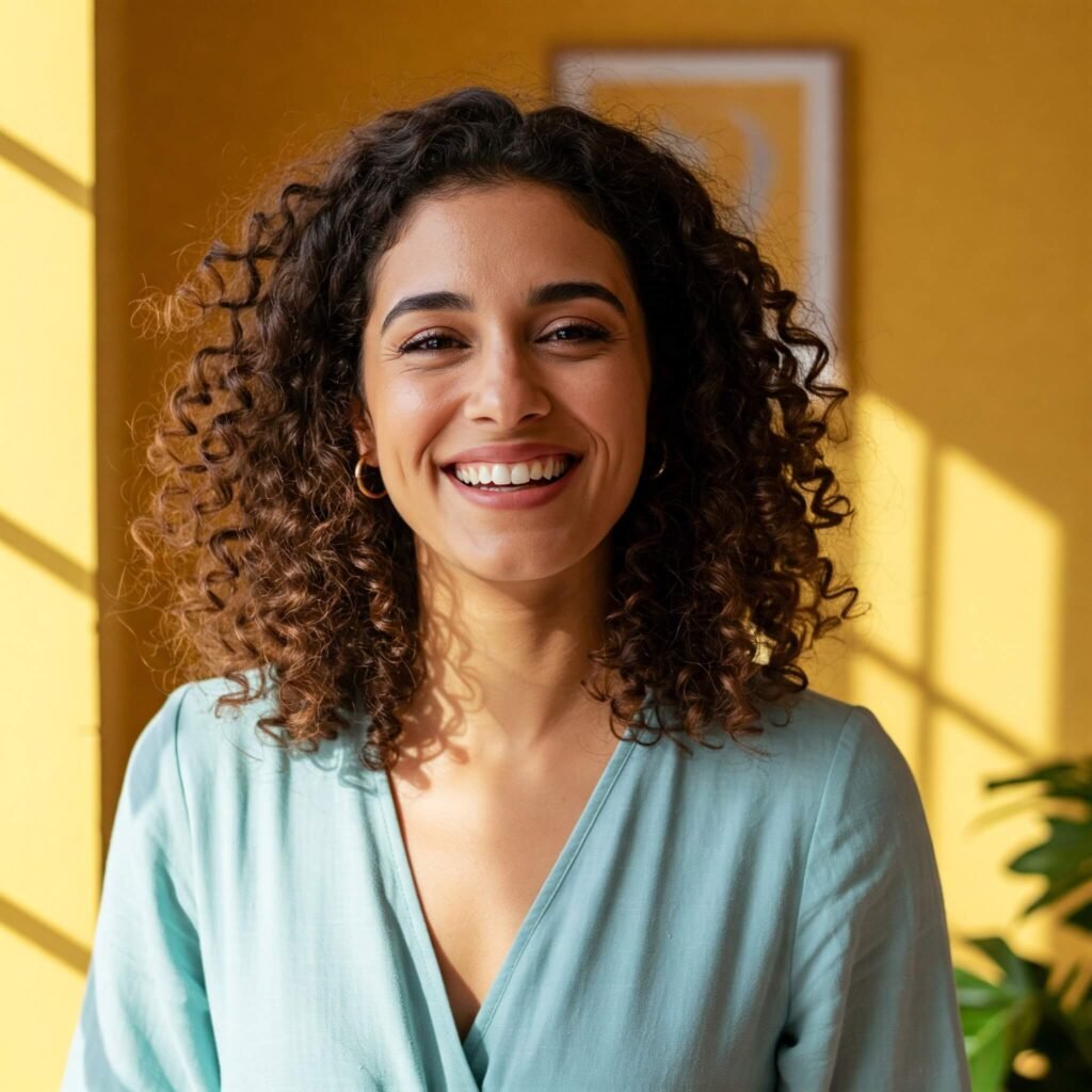 Confident Woman Smiling