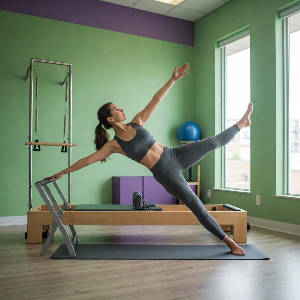 Controlled Pilates Movement