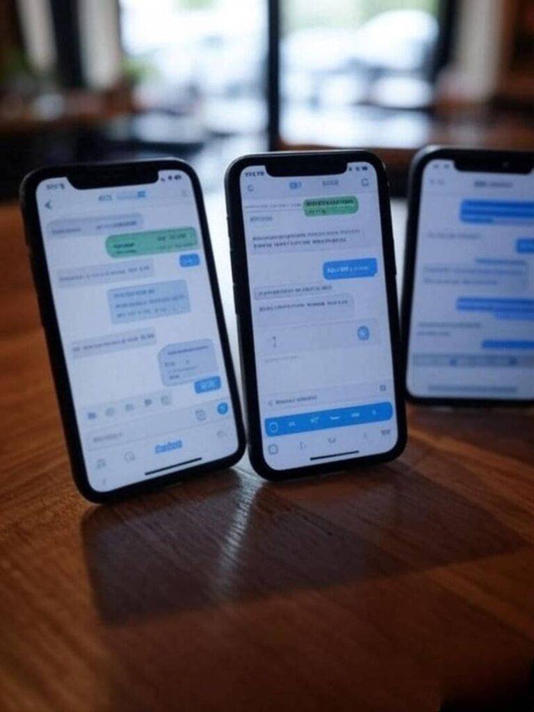 Screenshot-style mock-up of a funny text conversation (fictional).