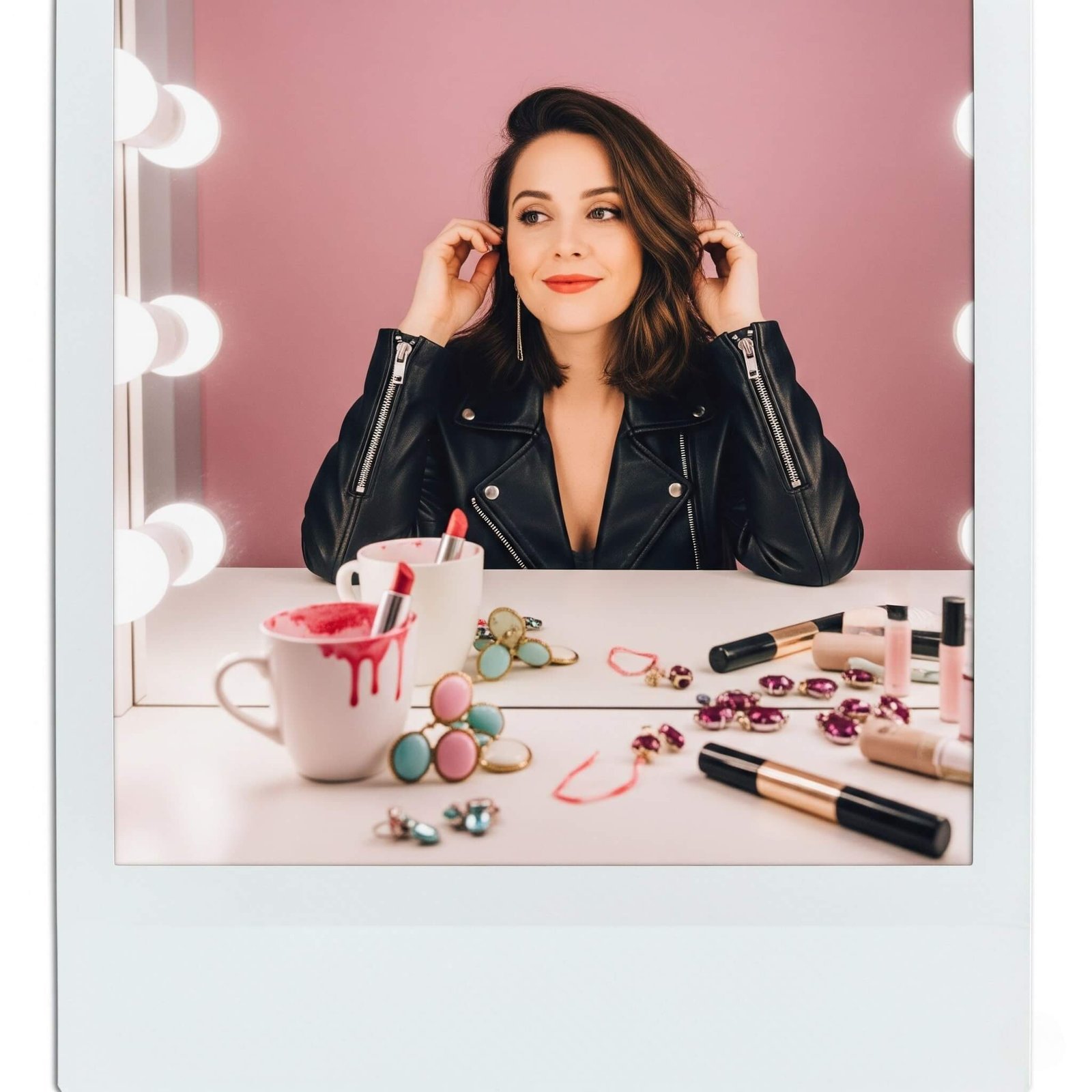 Chaotic Vanity with Leather Jacket